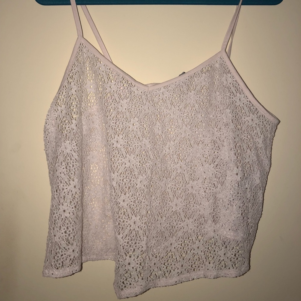 Blush tank top